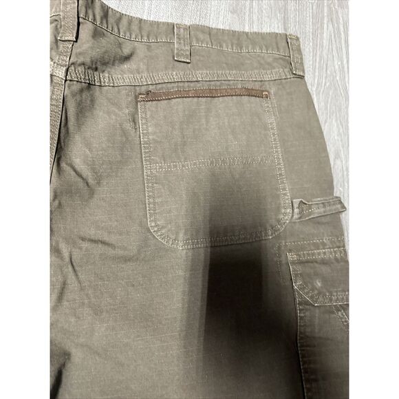 Wrangler Riggs Workwear Ripstop Ranger Cargo Pants Men's 48X29.5 Pockets Green - Picture 6 of 8